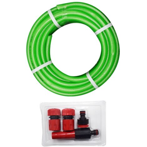 JARDIN202 - JARDIN202 - Kit de Manguera Mallalatex: Flexible en Tamaños de 15 mm x 5/8" en 20m, 25m y 50m - Ideal para Jardinería 15 X 5/8 (15 METROS) () 15 X 5/8 (15 METROS) 15 X 5/8 (15 METROS) -