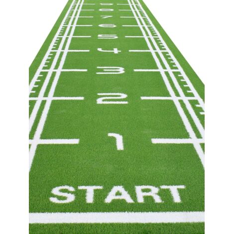 JARDIN202 - JARDIN202 - Pista de Sprint Césped Artificial 2x10m  25mm  Marcada con Metros y START  Gimnasios y Fitness  2 x 10 metros : 20 m2 ()  2 x 10 metros : 20 m2  2 x 10 metros : 20 m2 -
