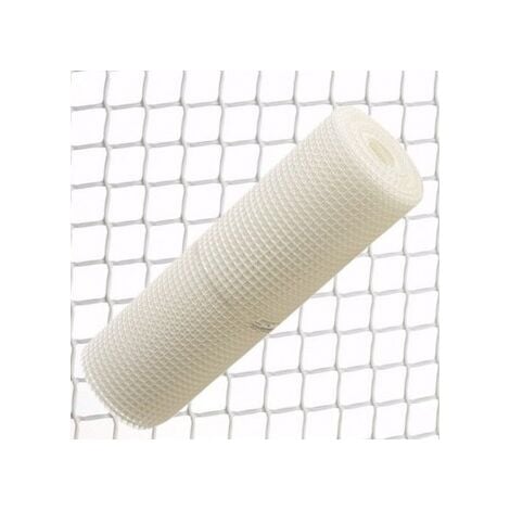 JARDIN202 - Mallas de cerramientos blanca  (30 metros)  20mm -
