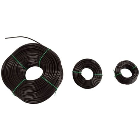 JARDIN202 - Microtubo PVC 4/6mm para Goteo - Riego por Goteo PVC Flexible  50 metros (Negro)