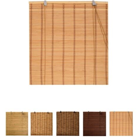 JARDIN202 - Persiana de Bambú Enrollables – Estor Bambú Natural para Interior  60x140 cm (Castaño)