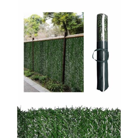 JARDIN202 - Seto Artificial Premium Verde  90% Ocultación  UV Resistente  Fácil Instalación  Ideal para Jardín, Balcón, Terraza  1,50 x 3 metros (Verde)