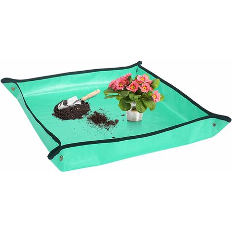 Tapis de jardin réutilisable PE, tapis de rempotage imperméable pour plantes  à fleurs, plateau de plantation - AliExpress