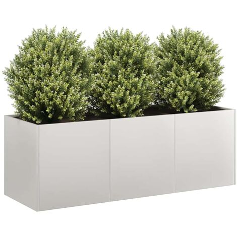 Jardinera 120x40x40 cm acero inoxidable