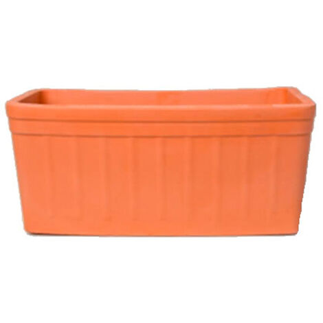 KORMAX JARDINERA BARRO 40X13 CM