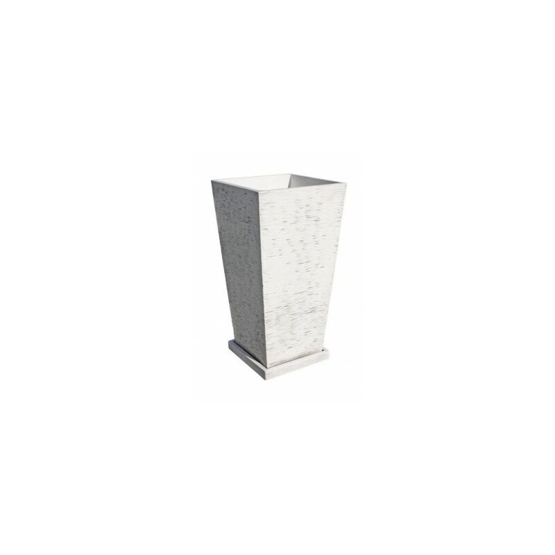 

Anaparra - Jardinera Celebes 45x45x98cm. de Hormigon-Piedra aligerado. Gris