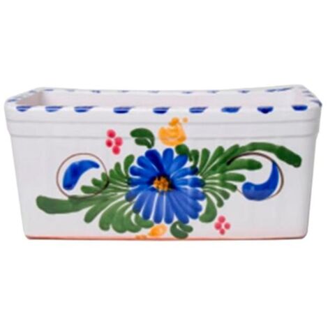 JARDINERA CERAMICA FLOR 80x20 CM