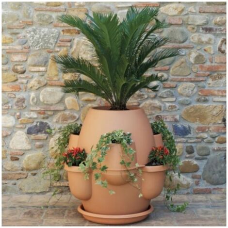 Jardinera Classic Cappuccino OASI diámetro 80x h80 cm