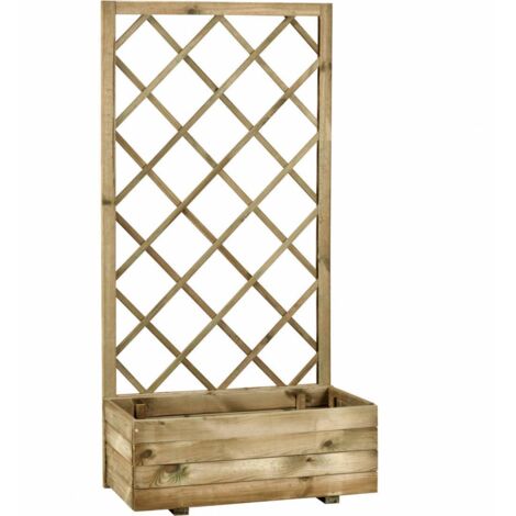 JARDINERA CON REJILLA MALIKA 43X80XH180 CM