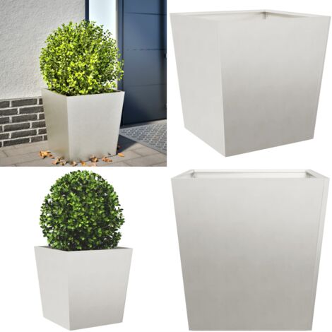 Jardinera de acero inoxidable 50x50x50 cm - Macetero - Acero inoxidable