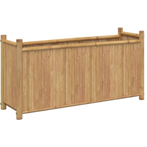 Jardinera de bambú 100x30x50 cm vidaXL