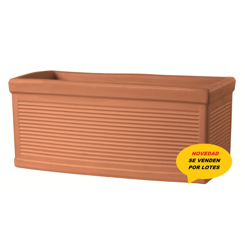 

Anaparra - Set 213 (2 Jardineras clásicas de Terracota Elegance de 73x34x31cm.)