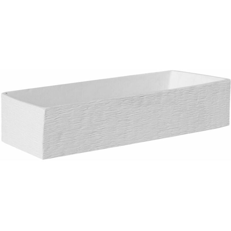 

Anaparra - Jardinera Pacífico 60x17x19cm. de Hormigón-piedra aligerado Blanco