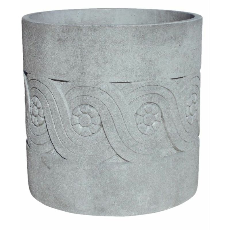 

Anaparra - Jardinera Cenefa 45x48cm. de Hormigón-piedra aligerado Ceniza
