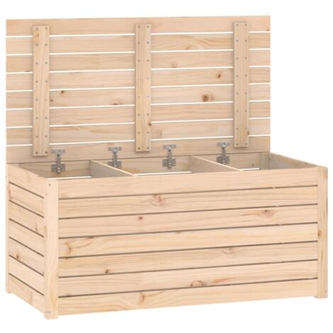 Jardinera de jardín 101 x 50,5 x 46,5 cm madera maciza de pino 020012986