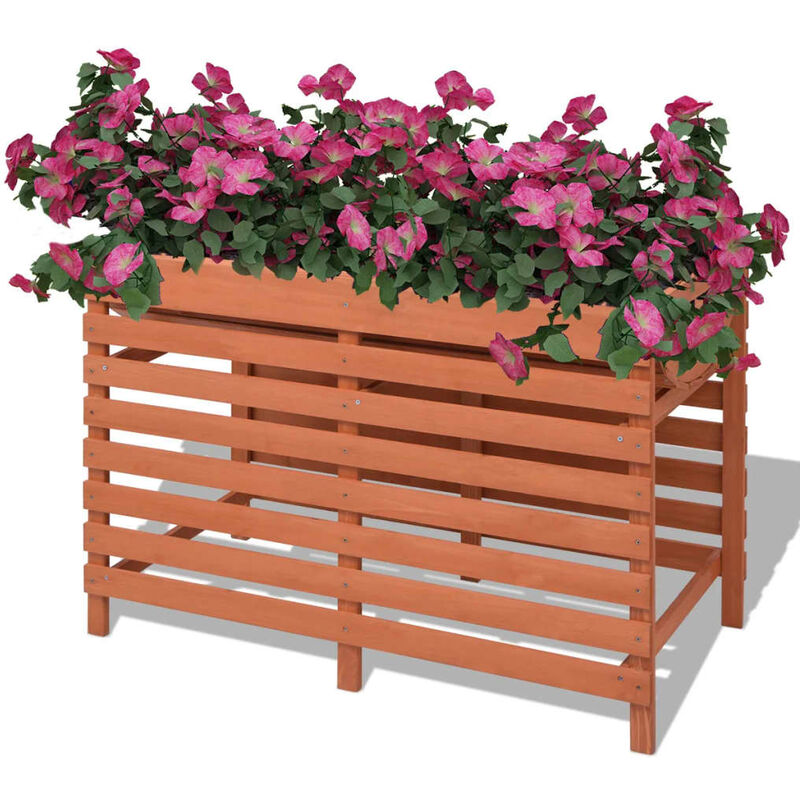 

Jardinera de madera 100x50x71 cm - Marrón