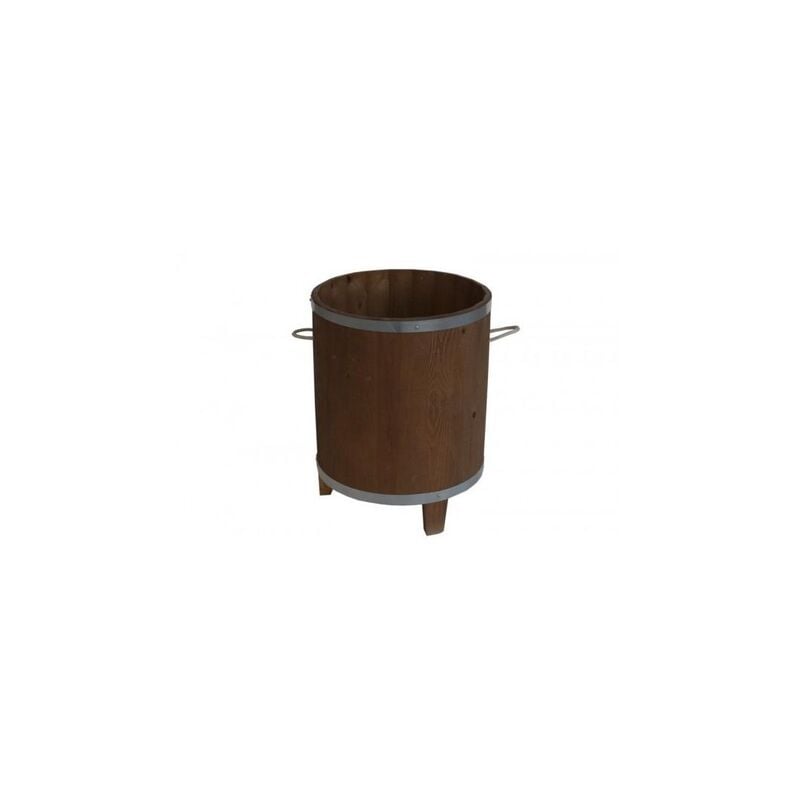 

Jardinera De Madera Con Patas Tonel D-325 Natural