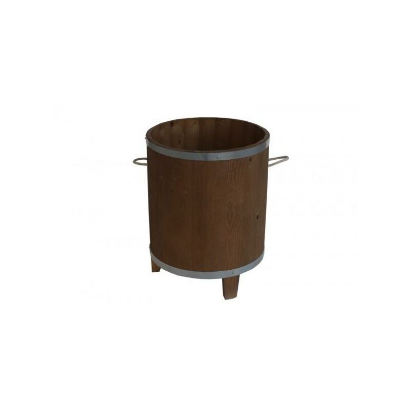 

Madelea - Jardinera De Madera Con Patas Tonel D-395 Natural
