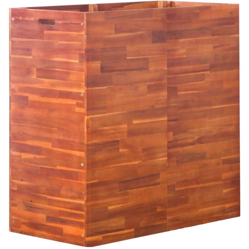 

vidaXL Arriate de madera de acacia 100x50x100 cm - Marrón