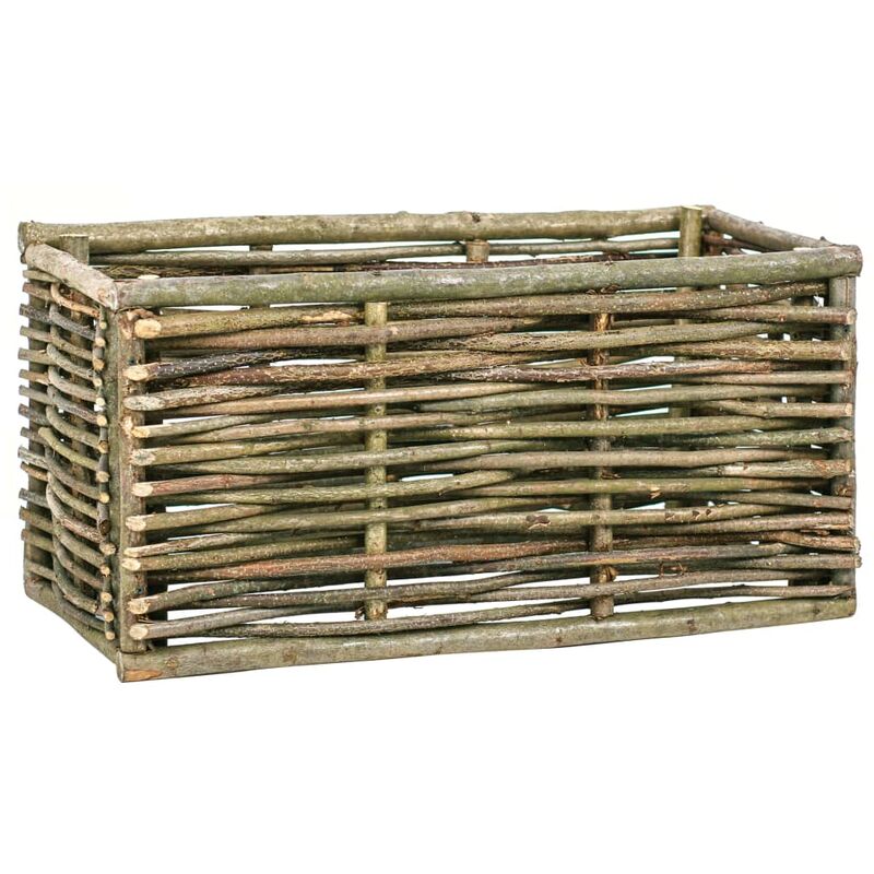 

vidaXL Jardinera Elevada de Madera de Avellano 80x40x40 cm - Marrón