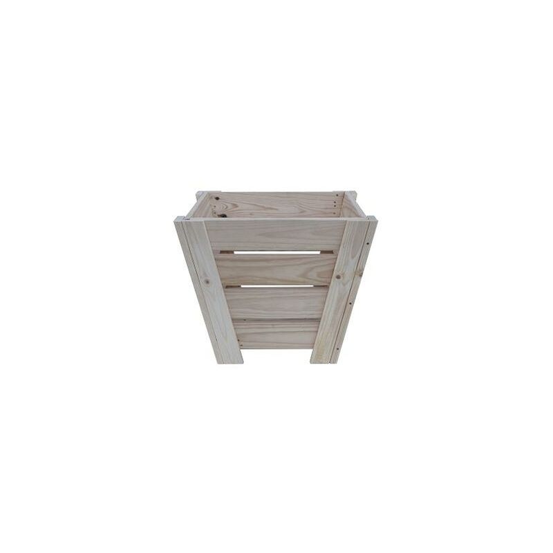 

Jardinera De Madera Natural 500x500x470