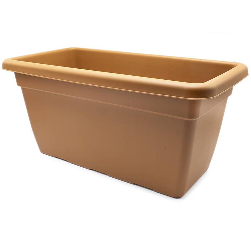 

Oemp - Jardinera de plastico alta 60 cm Marron