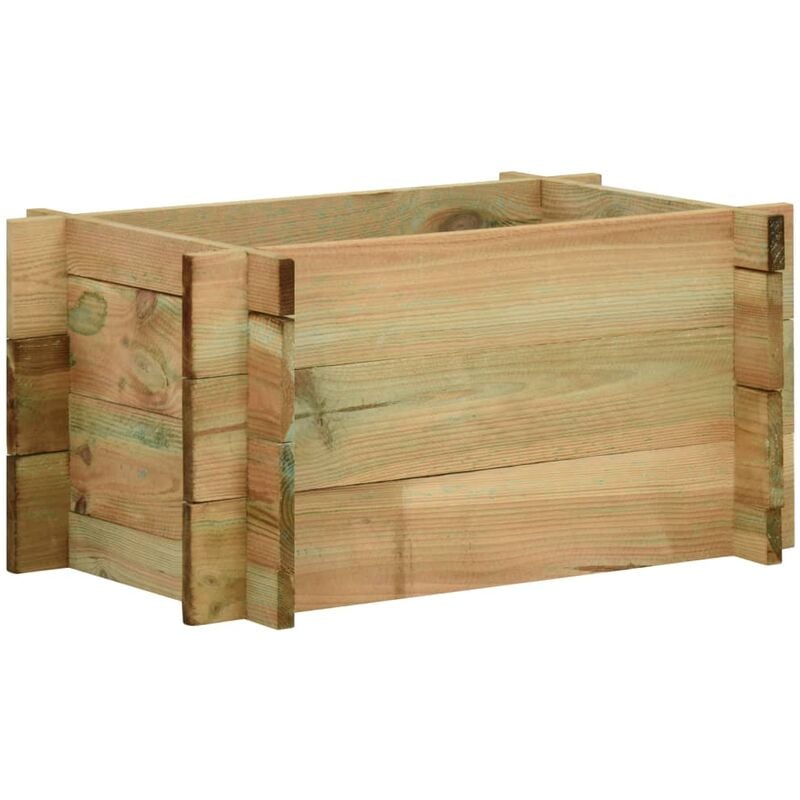 

Youthup - Jardinera de verduras madera pino impregnada 40 cm - Marrón
