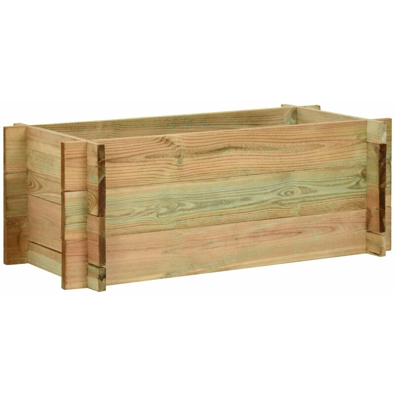 

Jardinera de verduras madera pino impregnada 80 cm