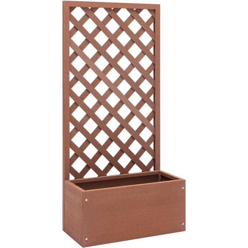 

Jardinera enrejada WPC 70x30x135 cm