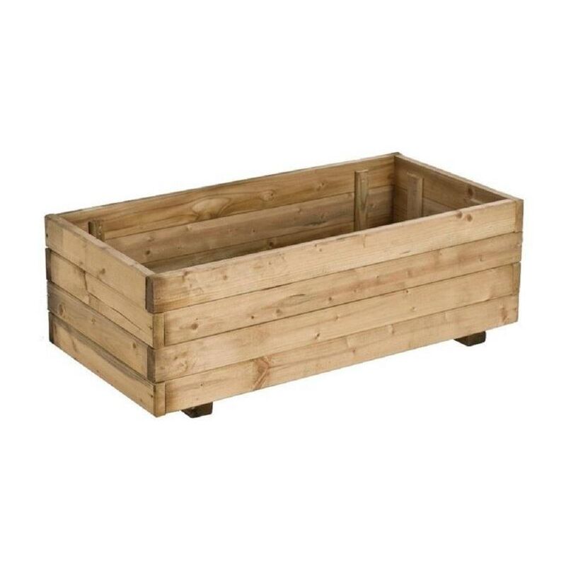 

Jardinera madera rectangular 63L.