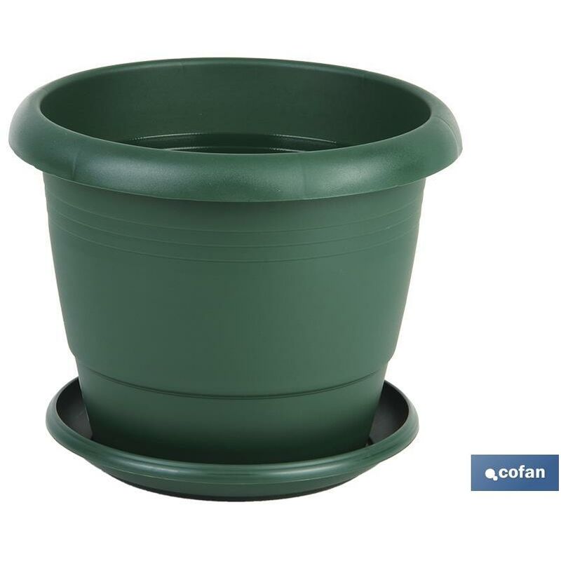 

Maceta Verde Modelo Gardenia 35X28.8+ Plato28 Cm