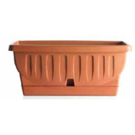 Jardinera Natura 100 cm Terracota