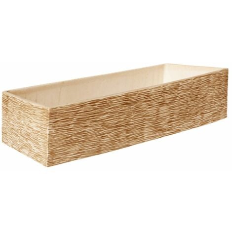 ANAPARRA Jardinera Pacífico 80x17x19cm. de Homigón Piedra aligerado Ocre