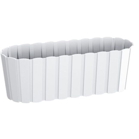 Jardinera para balcÃ³n BOARDEE BASIC 4,9L., dimensiones (mm) 383x144x130, color Blanco