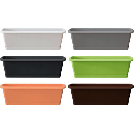 Jardinera para balcón Spa Set - 59x19x15 cm - Antracita