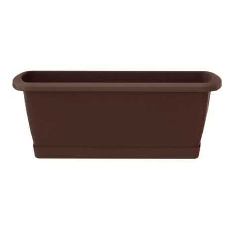 Jardinera para balcón Spa Set - 59x19x15 cm - Chocolate