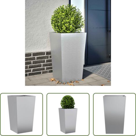 Jardinera para plantas -  Jardinera de acero inoxidable 45x45x75 cm