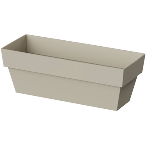 Jardinera PLASTIKEN Limited 12x30cm Ecru