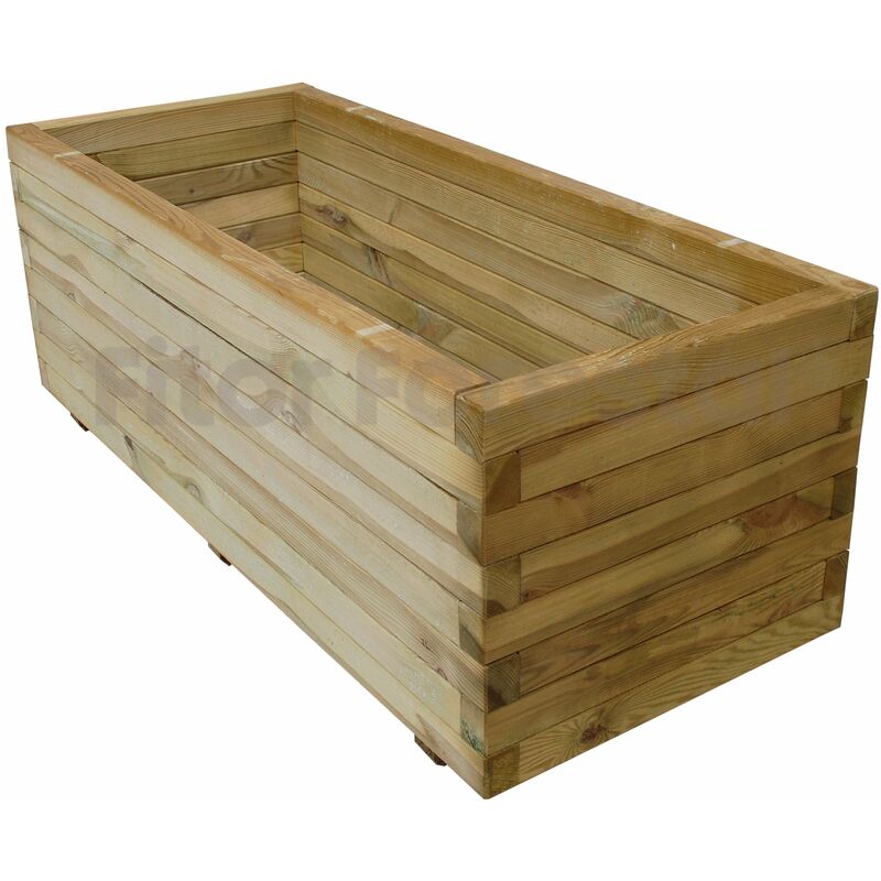 

Jardinera rectangular 120x50x42cm de madera tratada