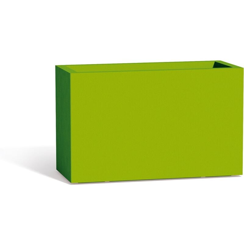 

Jardinera rectangular de resina 80x35 cm mod. Flowerpot verde