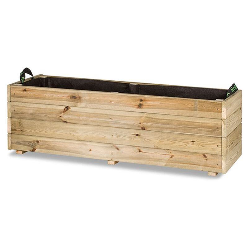 

Jardinera rectangular Ghio 140 Litros - 120 x 40 x 40 cm - Hortalia