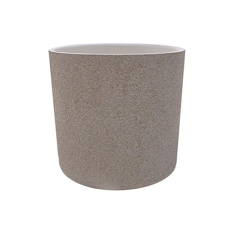 

Jardinera Redonda Euclid testurizado Blanco Tuozi Ø38,5 x 35h - Blanco
