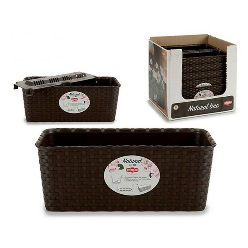 

Jardinera Stefanplast Plástico Natural Chocolate (13 x 11 x 29 cm)