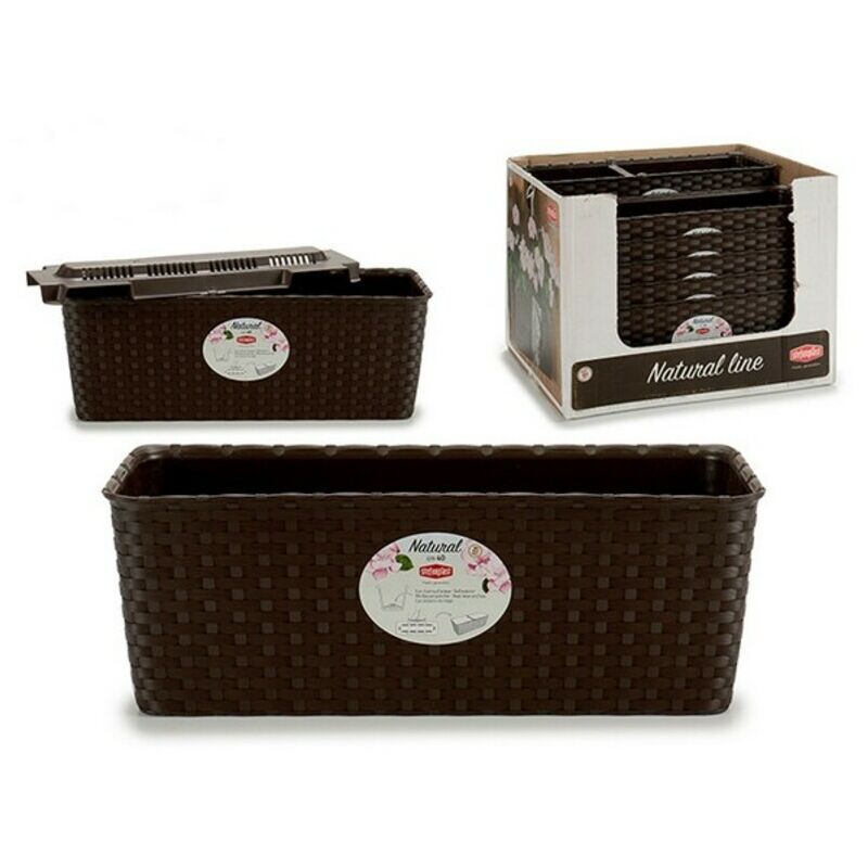

Jardinera Stefanplast Plástico Natural Chocolate (15,5 x 13,5 x 39 cm)