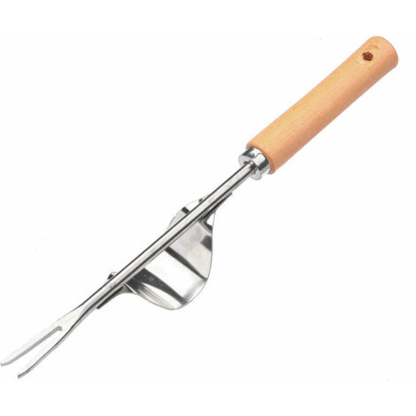 Jardinería, deshierbe, excavación, aflojamiento de la tierra, extractores de raíces, extracción de plántulas en pinos y excavadora de semillas, herramienta manual de jardinería para deshierbar, herram