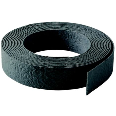 Jardinex – Bordure de jardin flexible 20 m – Plastique recyclé – 12 cm de hauteur – 6 mm d'épaisseur – Résistante aux UV et imputrescible