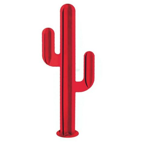Jardinex – Cactus métal 3 branches H:170 cm – Sculpture en acier soudé – Résistant aux intempéries et UV – Socle pré-percé pour fixation