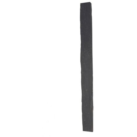Jardinex – Piquet de terre en schiste noir 1 m – Lot de 5 – Section 10 x 8 cm – Extrémités sciées pour aménagement paysager