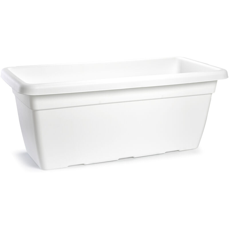 Jardinière 100x47,5x39,5 cm blanc Plasticforte