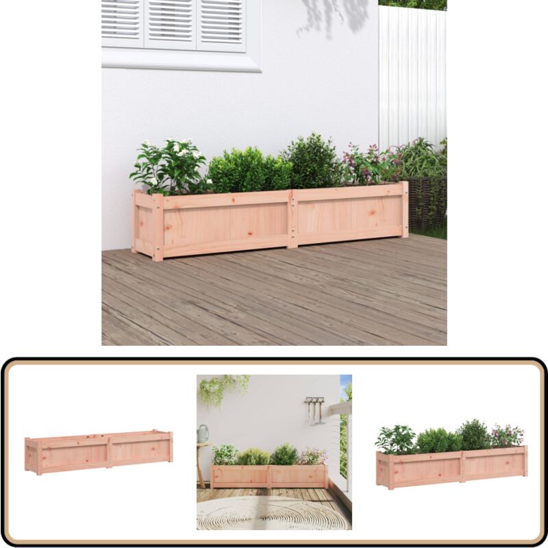 Vidaxl - Jardinière 150x31x31 cm bois massif douglas - Jardiniered'extérieure - Jardinière Bois - Pot De Fleurs Extérieur - Bac à Fleurs - Douglas